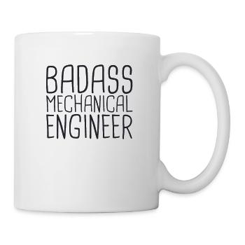 "Mechanical Engineer Badass | Mechanical engineering" - Mug - white - Right