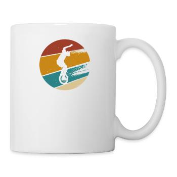 Vintage Unicycle I Unicycle Circus Motif pour - Mug blanc - blanc - Droite