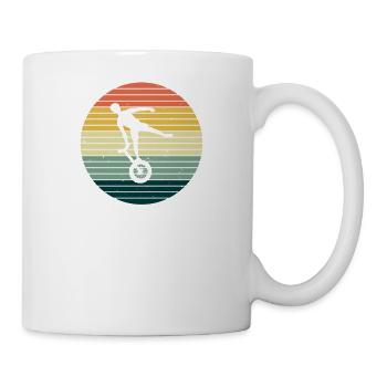 Vintage Unicycle I Unicycle Circus Motif pour - Mug blanc - blanc - Droite