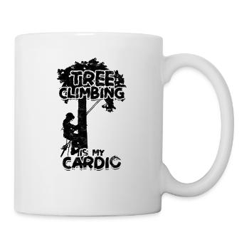 Tree Climbing Is My Cardio Logger Tree Climber - - Mug - white - Right