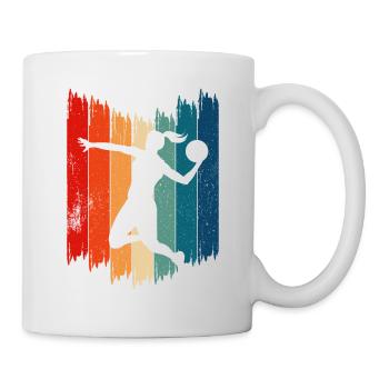 Basketball Girl Retro Basketball Girl - Mug - white - Right