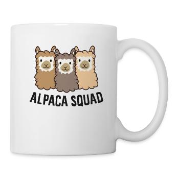 Alpaka Squad Lustiger Alpaka-Liebhaber - Tasse - Weiß - Rechts