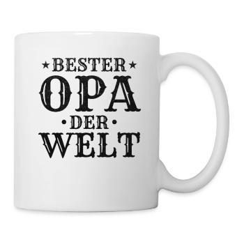 Opa Großvater Bester Opa der Welt Bester Opa - Tasse - Weiß - Rechts