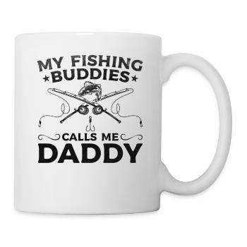 My fishing friends call me Papa Fishing Daddy - Mug - white - Right