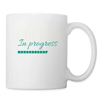 Docteur en cours - Mug blanc - blanc - Droite