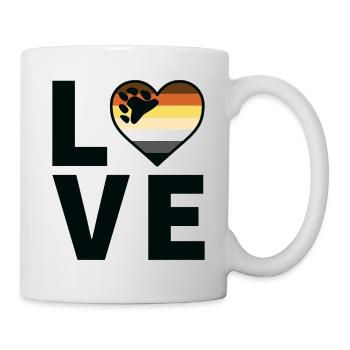 Cœur - LGBTQIA Love Bear - Mug blanc - blanc - Droite