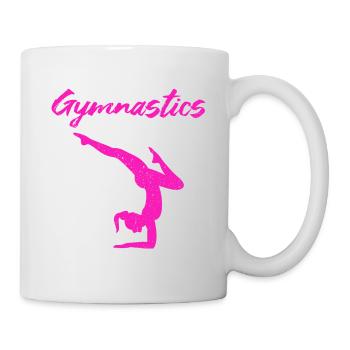 Gymnastics Like A Sport Only Harder - Mug - white - Right