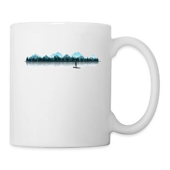 Stand Up Paddle SUP Board Bergsee Mountain Lake - Mug blanc - blanc - Droite