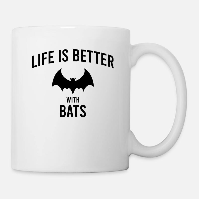 Dicton de chauve-souris - Mug blanc - blanc