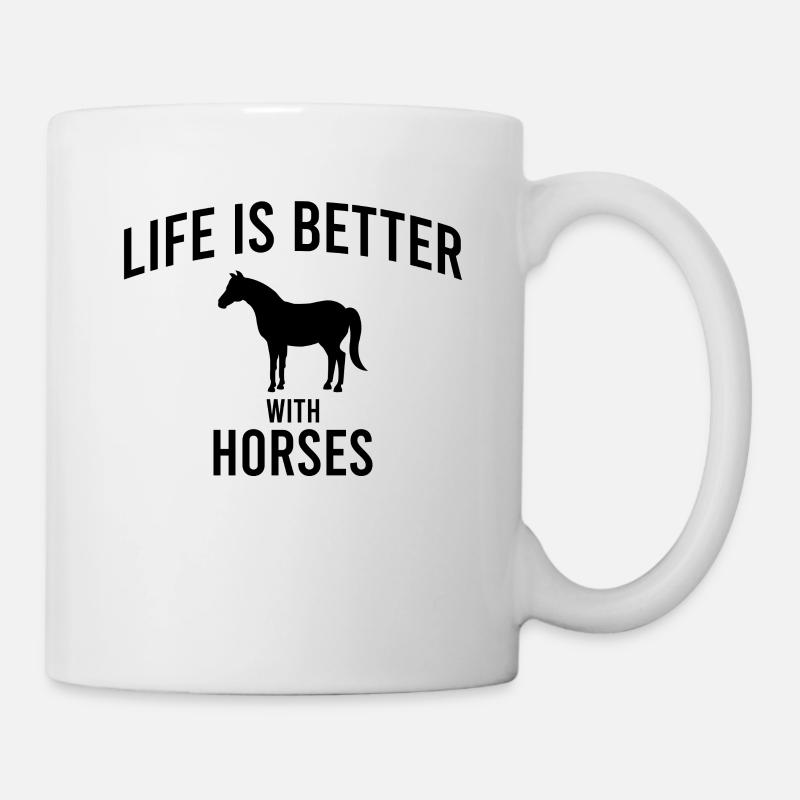 Cheval Cheval Dicton - Mug blanc - blanc
