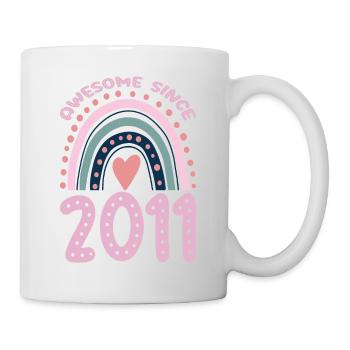 Awesome since 2011 - Mug - white - Right