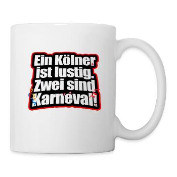 A Cologne is funny two are carnival jeck Cologne - Mug - white - Right
