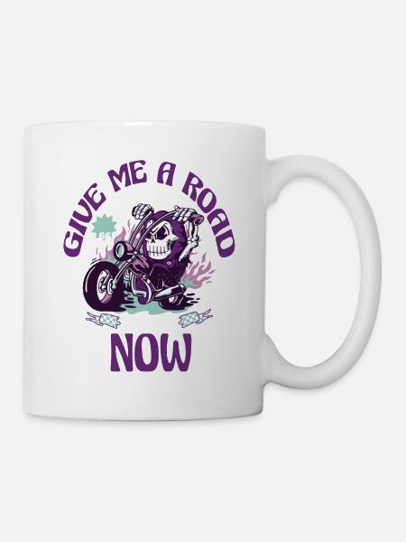 Give me a road now - Mug blanc - blanc