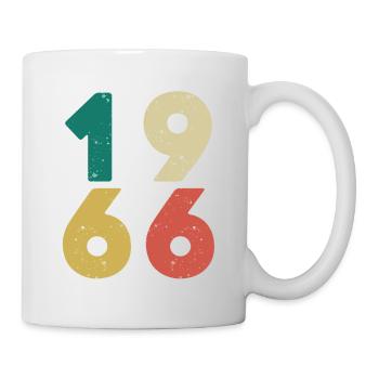 1966 - Vintage 1966 Retro Vintage - Mug - white - Right
