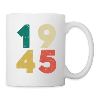Jahrgang 1945 Rétro Vintage - Mug blanc - blanc - Droite