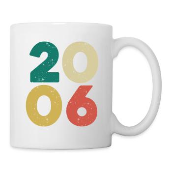 2006 - Millésime 2006 Rétro Vintage - Mug blanc - blanc - Droite