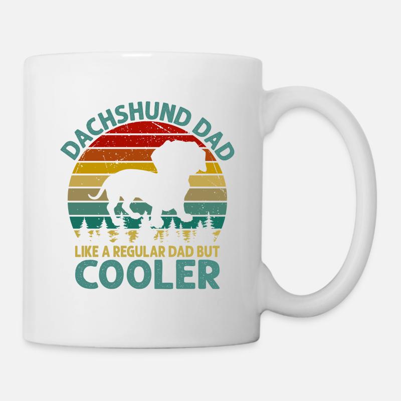 TECKEL PAPA TECKEL AMOUR TECKEL - Mug blanc - blanc
