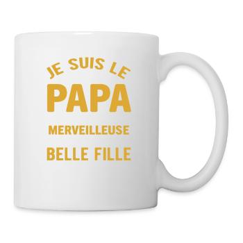 I Am The Beautiful Dad Of A Best Beautiful Girl - Mug - white - Right