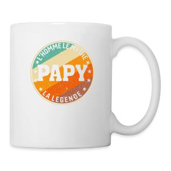 Opa Man Der Mythos Die Legende - Tasse - Weiß - Rechts