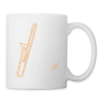 Let That Slide Bro Trombone Trombonist - Tasse - Weiß - Rechts
