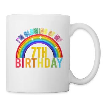 I Shine On My 7th Birthday Party, 7 - Mug - white - Right