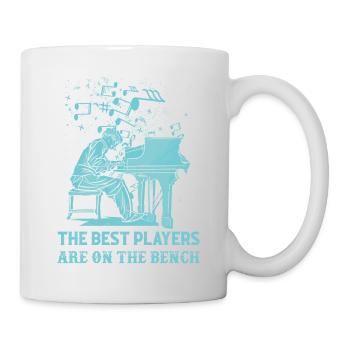 Let That Slide Bro Pianiste de piano - Mug blanc - blanc - Droite