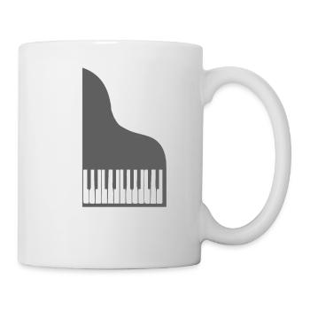 The Bacon Of Music Musician Piano - Tasse - Weiß - Rechts