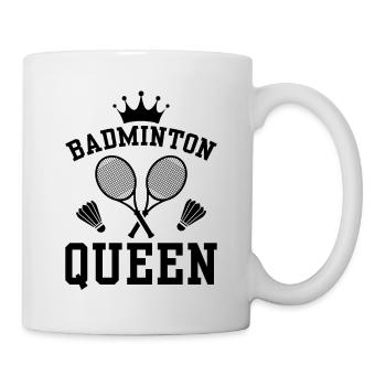 Badminton Queen - The Queen Of Badminton - Mug - white - Right