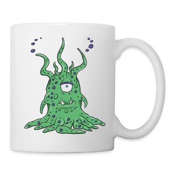 Monsterkönig - Tasse - Weiß - Rechts
