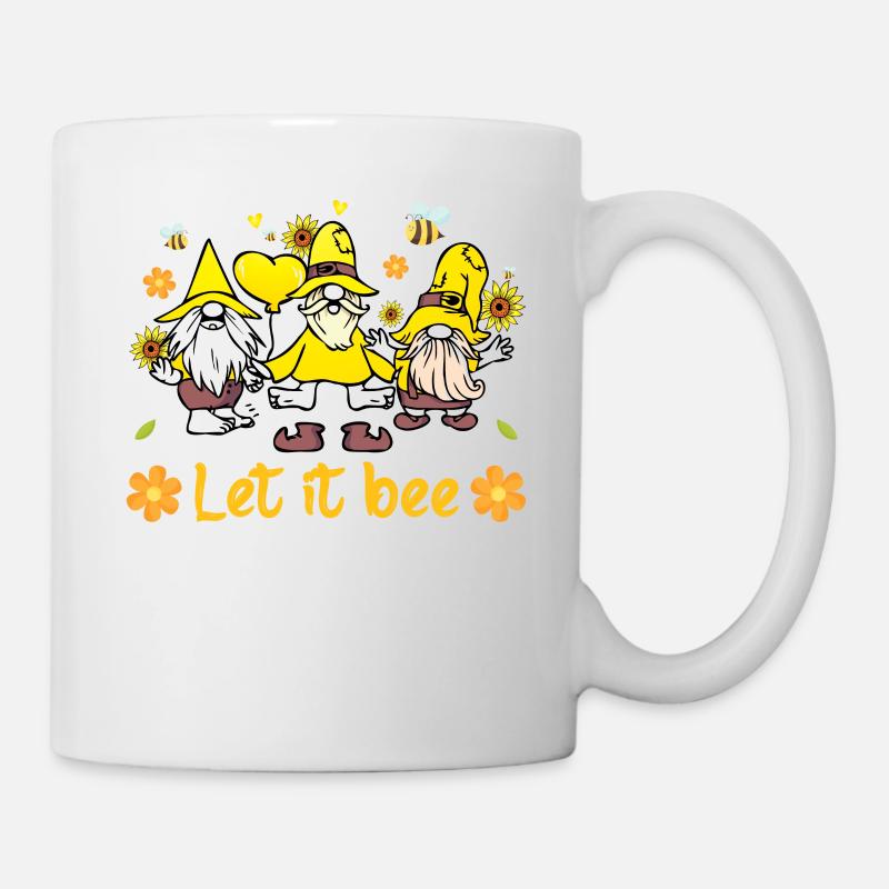 Laissez-le bee bee - Mug blanc - blanc