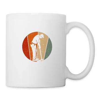 Best Dad By Par Daddy Vatertag Golfliebhaber Spiel - Tasse - Weiß - Rechts