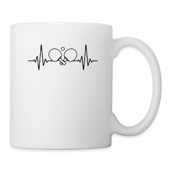 Ping Pong Heart Rate and Lifestyle - Mug - white - Right
