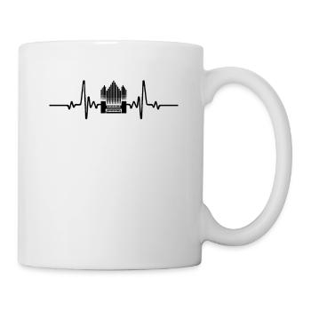 Organ Heart Rate - Mug - white - Right