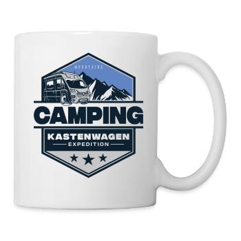 Kastenwagen Camping Camper Campingplatz - Tasse - Weiß - Rechts