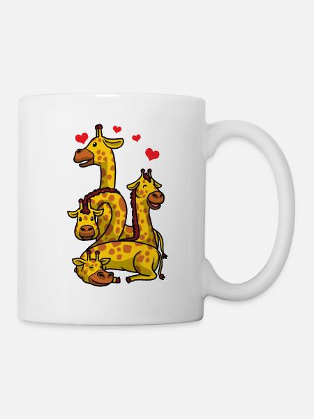 Giraffe Giraffen - Tasse - Weiß