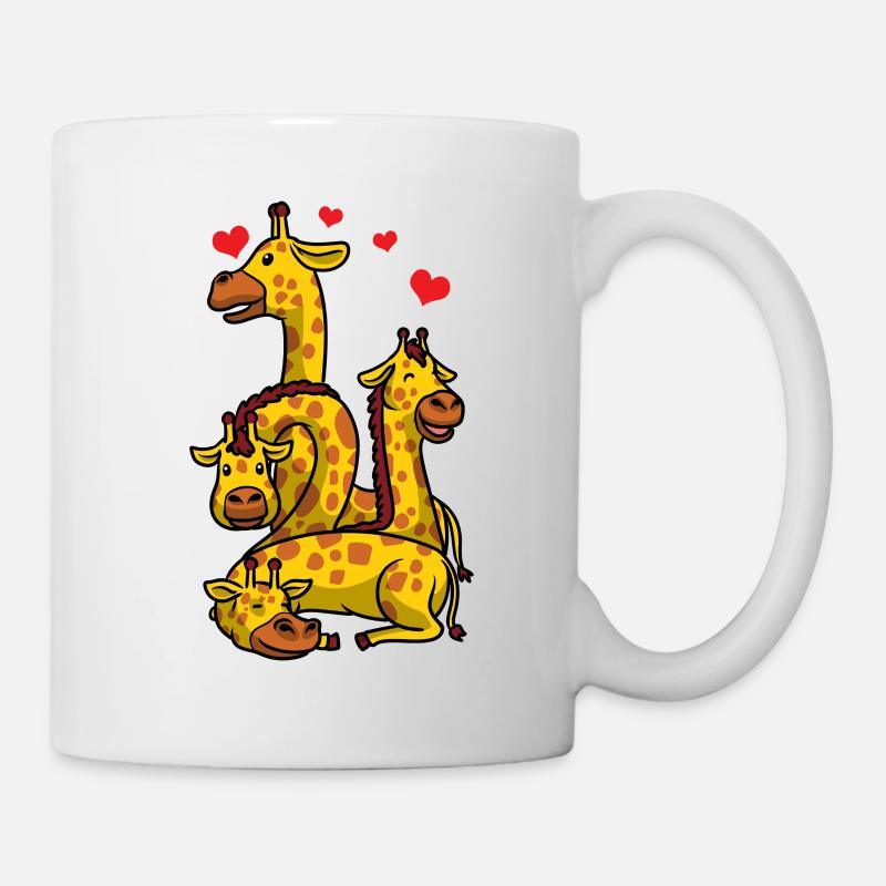 Giraffe Giraffes - Mug - white