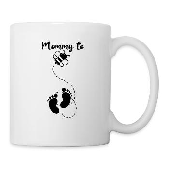 Mommy to Bee Pregnancy Announcement - Bee - Mug - white - Right