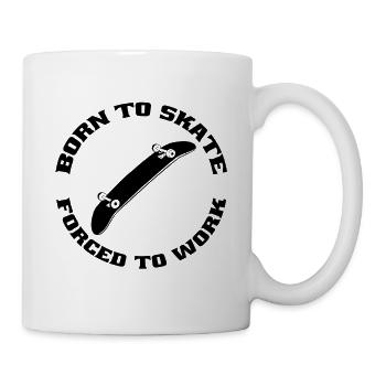 Skateboard Sakten Skateboarding Skater Longboard - Mug blanc - blanc - Droite