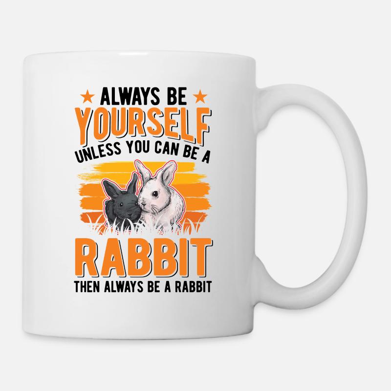 Lapin Lapin Lapin Lapin - Mug blanc - blanc