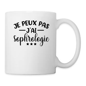 Je Peux Pas J'ai Sophrologie - Mug blanc - blanc - Droite