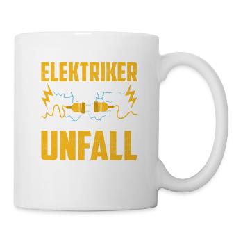 Elektriker sein nett zu mir Elektro - Tasse - Weiß - Rechts