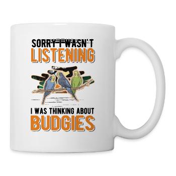 Budgerigar Cadeau Welli Perruche - Mug blanc - blanc - Droite