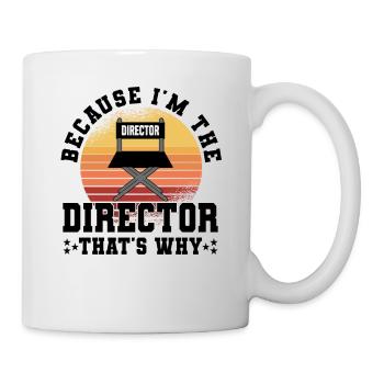 Regisseur Filmemacher Spielfilm Film - Tasse - Weiß - Rechts
