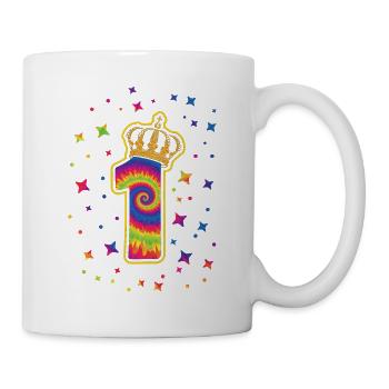 Batik-1. Birthday party 1-year-old celebrant - Mug - white - Right