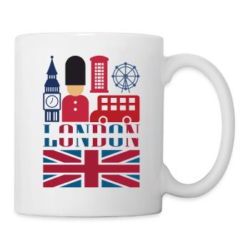 London - Tasse - Weiß - Rechts