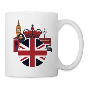 London - Tasse - Weiß - Rechts