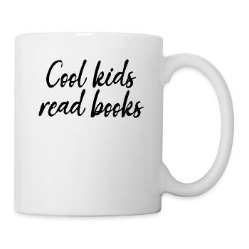 Les enfants cool lisent des livres - Mug blanc - blanc - Droite