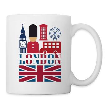 London - Tasse - Weiß - Rechts