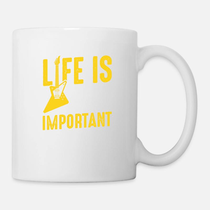 Das Leben ist voller wichtiger Entscheidungen - Tasse - Weiß