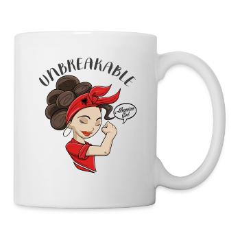 Albanian Girl Unbreakable I Albanian Heritage I - Tasse - Weiß - Rechts